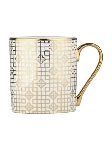 BIA INTERNATIONAL Kubek jumbo "Art Deco" w kolorze złotym - 400 ml