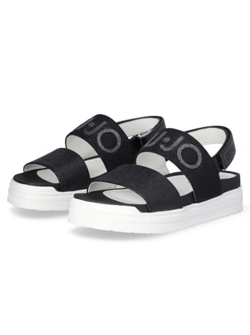 Liu Jo Plateau-sandalen zwart