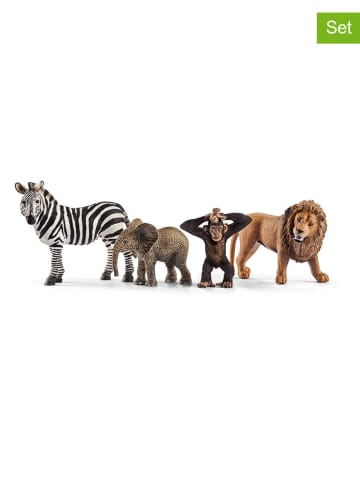 Schleich 4-delige set: speelfiguren "Wild Life starter set" - vanaf 3 jaar