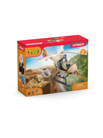 Schleich 8tlg. Set: Spielfiguren "Animal rescue helicopter" - ab 3 Jahren