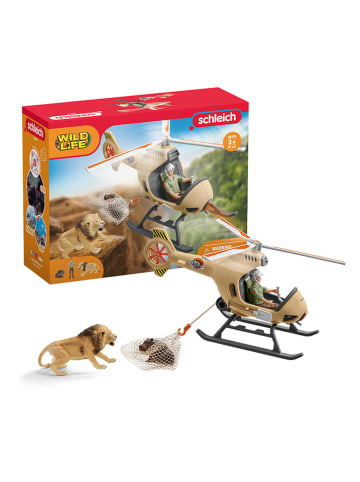 Schleich 8tlg. Set: Spielfiguren "Animal rescue helicopter" - ab 3 Jahren