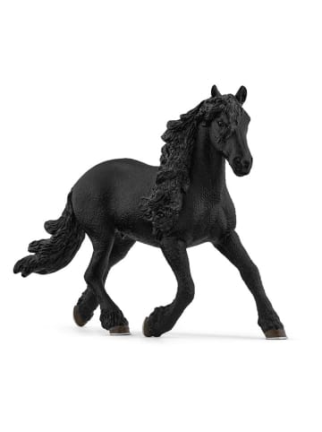 Schleich Figurka "Frisian Stallion" w kolorze czarnym do zabawy - 5+