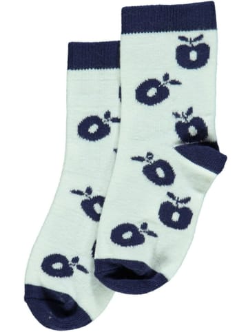 Småfolk Socken in Hellblau/ Dunkelblau