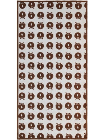 Småfolk Handtuch in Creme/ Braun
