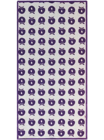 Småfolk Handdoek crème/paars