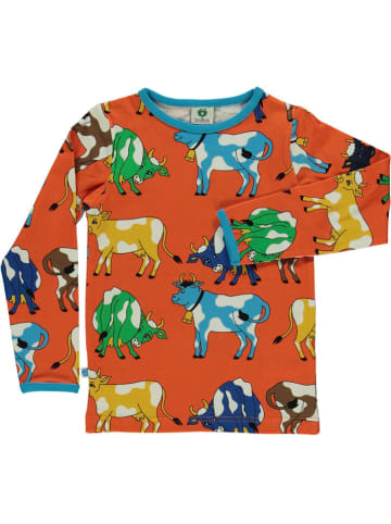 Småfolk Longsleeve in Orange/ Bunt