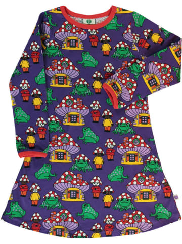 Småfolk Jurk donkerblauw/meerkleurig