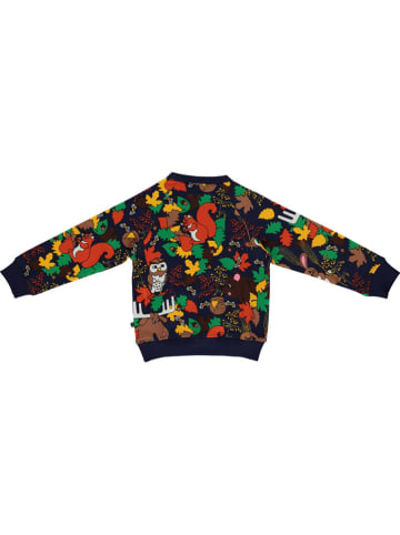 Småfolk Bluza w kolorze czarnym ze wzorem