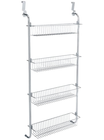 Wenko Deurkast zilverkleurig - (B)50 x (H)109 x (D)14 cm