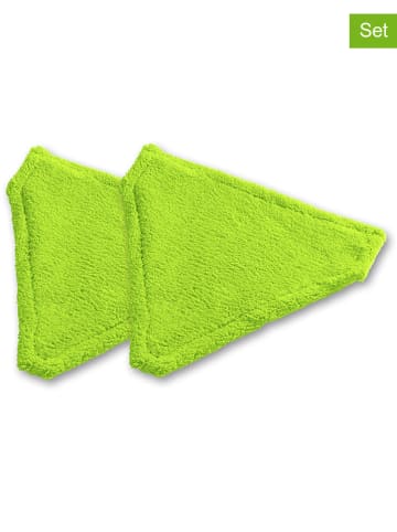 Wenko 2-delige set: wissermophoezen groen - (L)27 x (B)31 cm