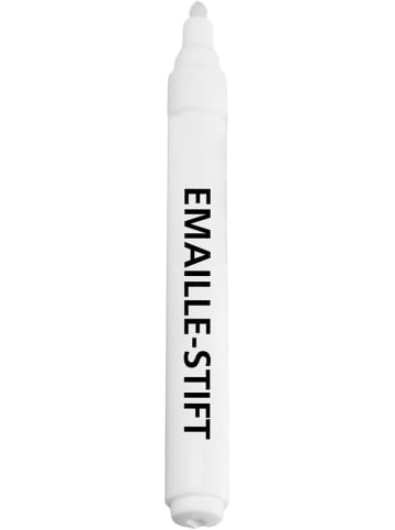 Wenko Pisak emaliowany w kolorze białym - 6 ml
