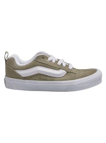 Vans Leder-Sneakers "Knu Skool" in Khaki