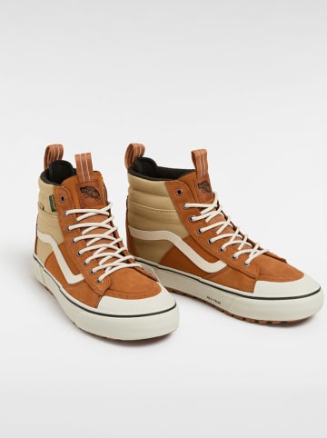 Vans Leder-Sneakers ''Sk8-Hi'' in Ocker/ Beige
