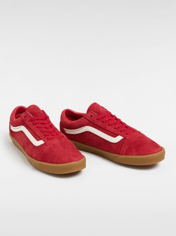 Vans Leren sneakers ''Old Skool Lowpro'' rood