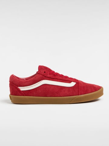 Vans Leren sneakers ''Old Skool Lowpro'' rood