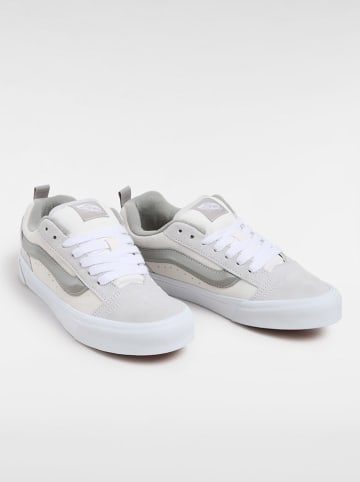 Vans Leder-Sneakers ''Knu Skool'' in Creme/ Hellgrau
