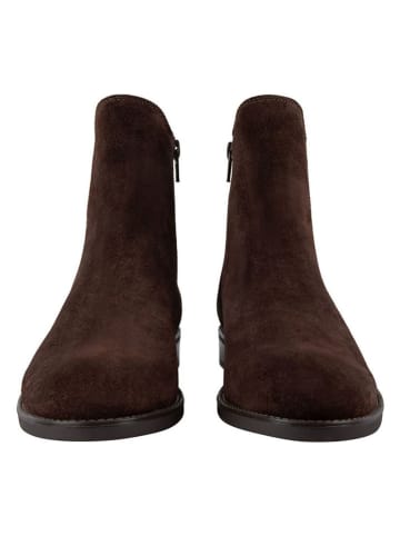 Unisa Leder-Chelsea-Boots "Barty" in Braun
