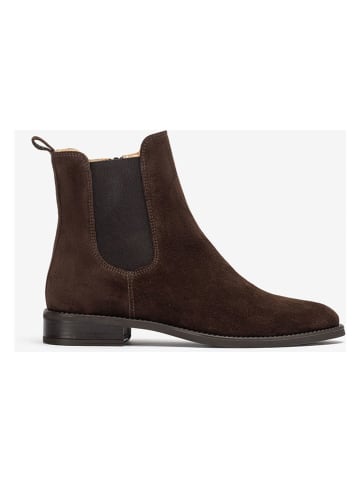 Unisa Leder-Chelsea-Boots "Barty" in Braun
