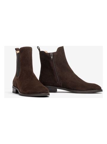 Unisa Leder-Chelsea-Boots "Barty" in Braun