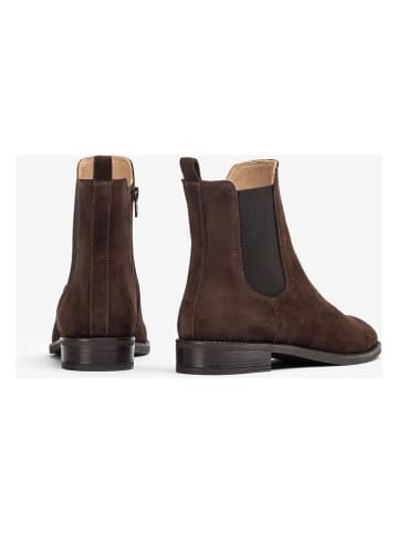Unisa Leder-Chelsea-Boots "Barty" in Braun