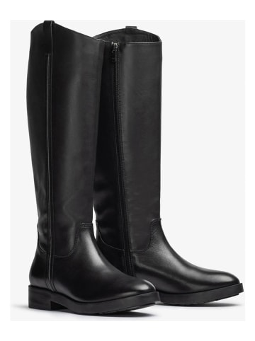 Unisa Leder-Stiefel in Schwarz