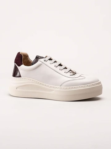 Unisa Leder-Sneakers "Fara" in Weiß