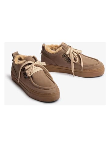Unisa Leren sneakers "Feny" lichtbruin