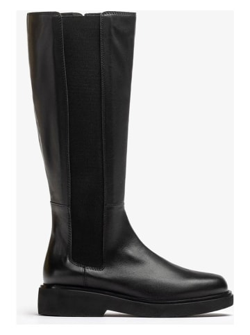 Unisa Leder-Stiefel in Schwarz