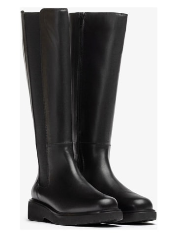 Unisa Leder-Stiefel in Schwarz