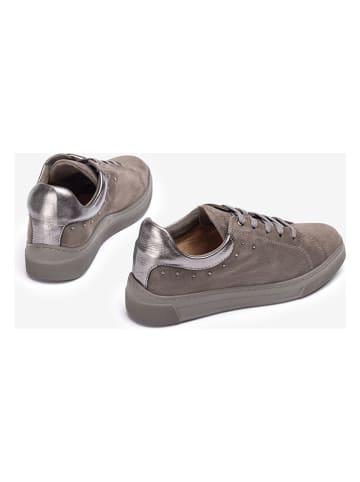 Unisa Leren sneakers "Ficher" grijs