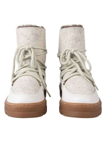 Unisa Leder-Boots "Frosty" in Weiß
