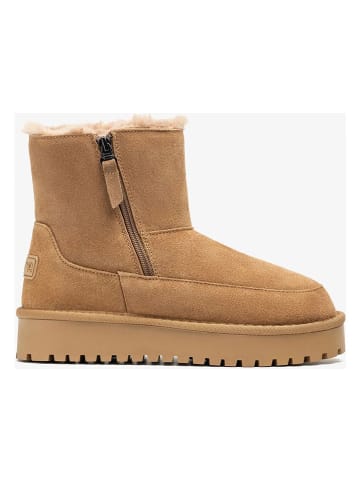 Unisa Leder-Boots "Fuster" in Hellbraun