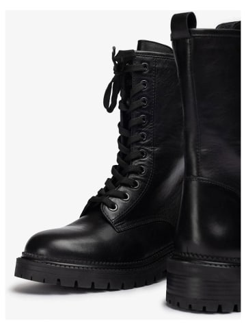 Unisa Leder-Boots "Gloria" in Schwarz