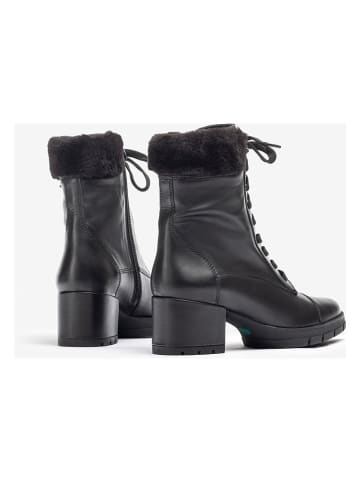 Unisa Leder-Stiefeletten in Schwarz