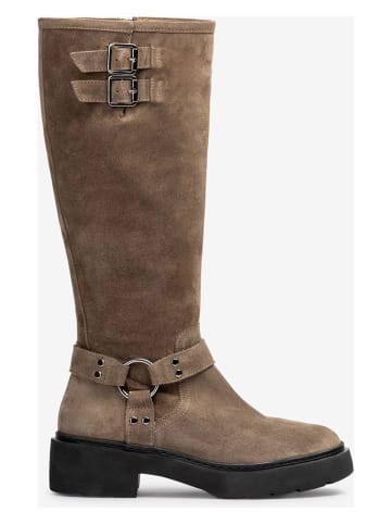 Unisa Leder-Stiefel in Braun