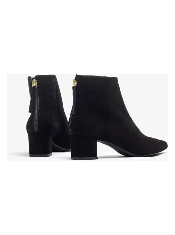Unisa Leder-Ankle-Boots in Schwarz