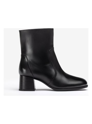 Unisa Leder-Stiefeletten in Schwarz