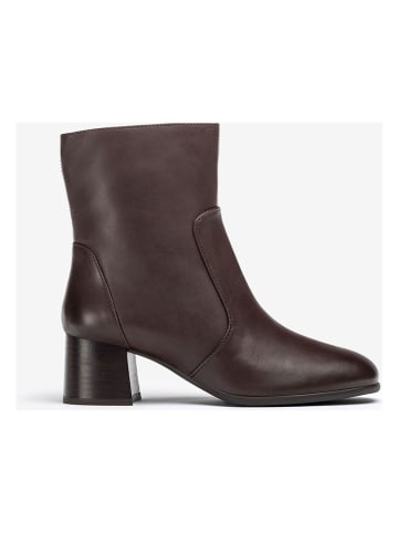 Unisa Leder-Stiefeletten in Braun