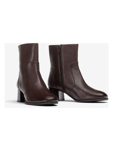 Unisa Leder-Stiefeletten in Braun