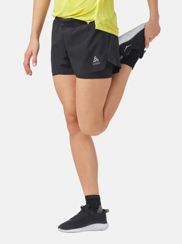Odlo 2in1-Laufshorts "Zeroweight" in Schwarz
