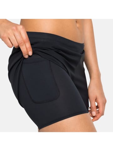 Odlo 2in1-Laufshorts "Zeroweight" in Schwarz