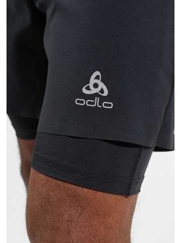 Odlo Szorty sportowe 2w1 "X-Alp Trail 6" w kolorze czarnym