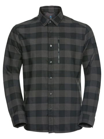 Odlo Funktionshemd "Ascent" in Grau/ Schwarz