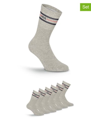 Fila Skarpety (6 par) w kolorze szarym