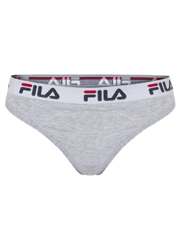 Fila 3er-Set Strings in Grau/ Weiß