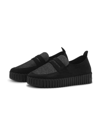 Ilse Jacobsen Leren mocassins zwart