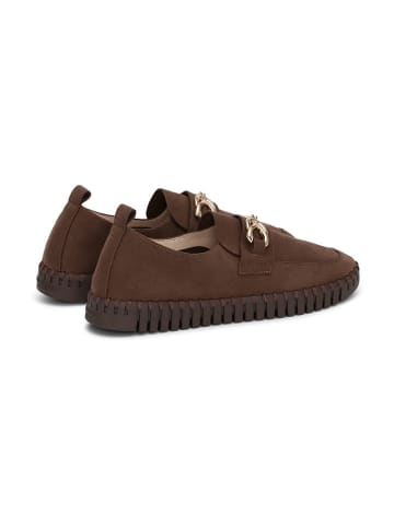Ilse Jacobsen Leren mocassins bruin