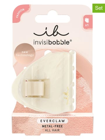 Invisibobble 2-delige set: haarklemmen crème