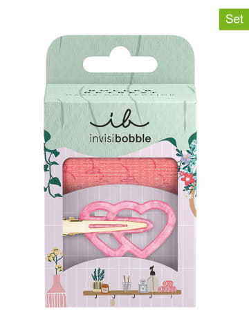 Invisibobble Zestawy akcesoriów do włosów (2 szt.) w kolorze jasnoróżowo-różowym