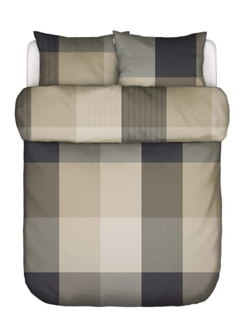 Marc O'Polo Perkal beddengoedset "Erliv" beige/bruin